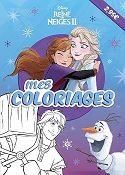 Paperback LA REINE DES NEIGES 2 - Mes Coloriages - Disney [French] Book