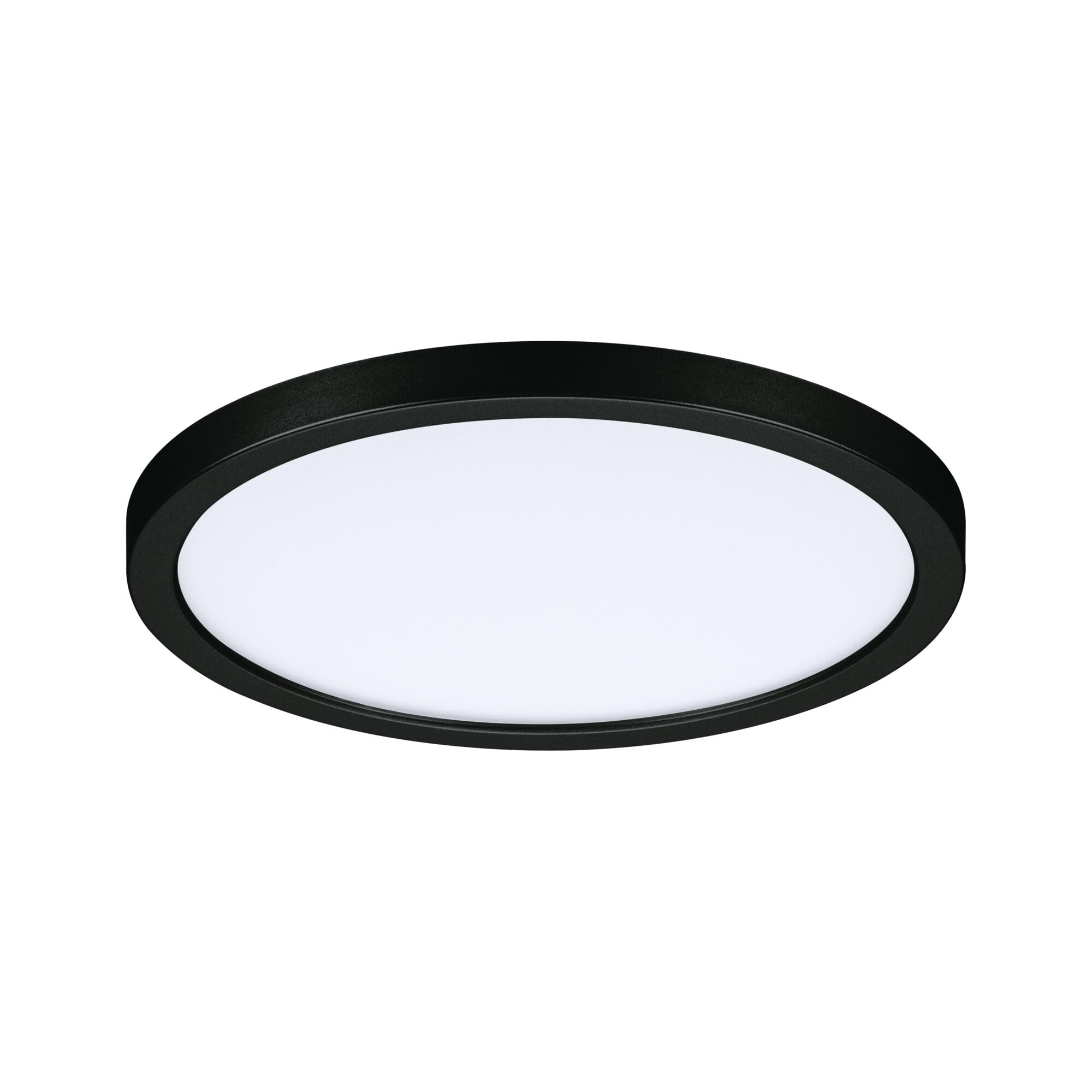 Paulmann 79963 LED Panel Einbaupanel Areo IP44 175mm rund incl. 1x13 W Warmweiß Schwarz Kunststoff Beleuchtungssystem 4000 K