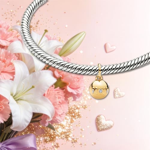 Image of Mom Family Charms Bead for Bracelets and Necklaces Jewelry Charm for Women Valentine Mother's Day
