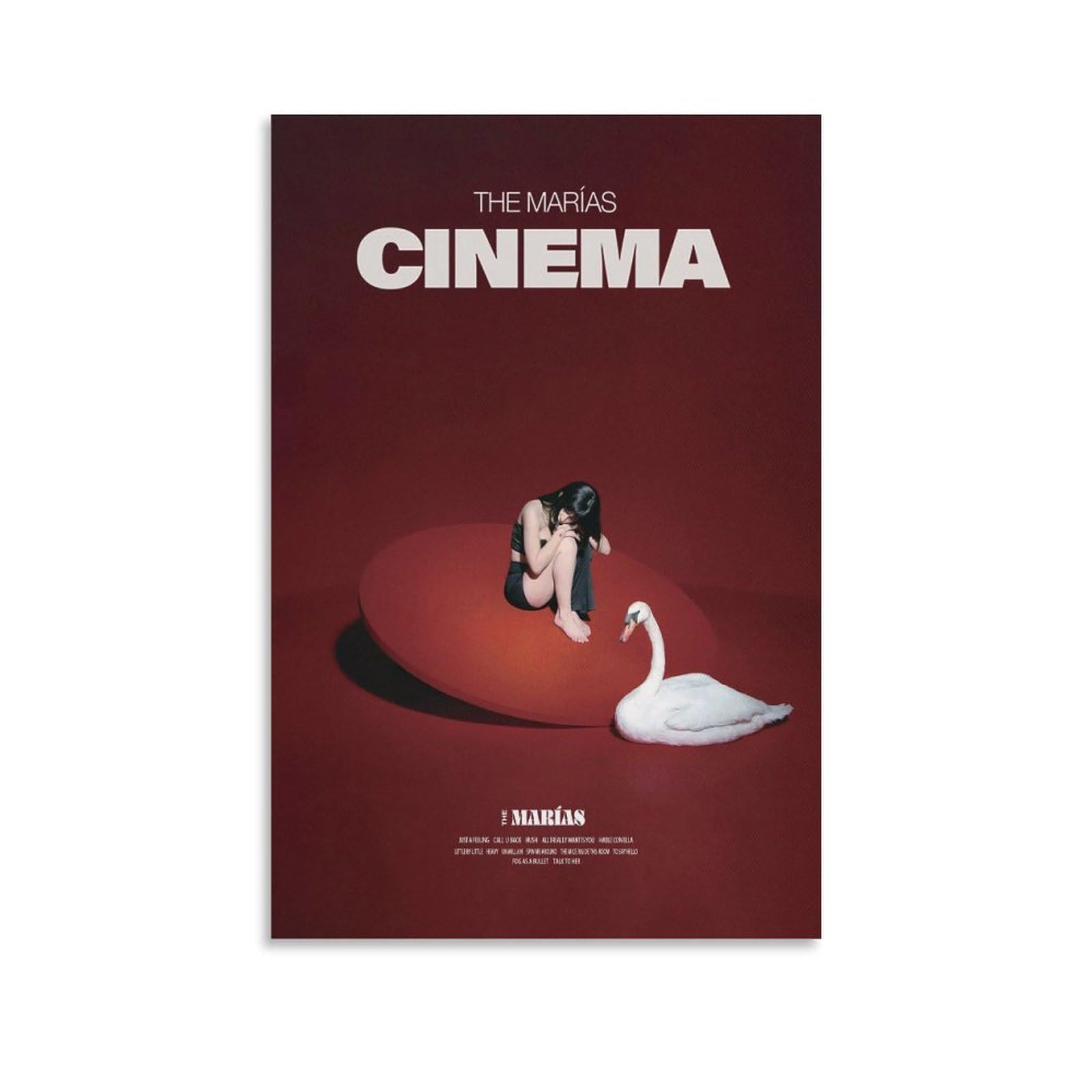 The Marias Canvas Poster Wall Art 8x12in Unframed