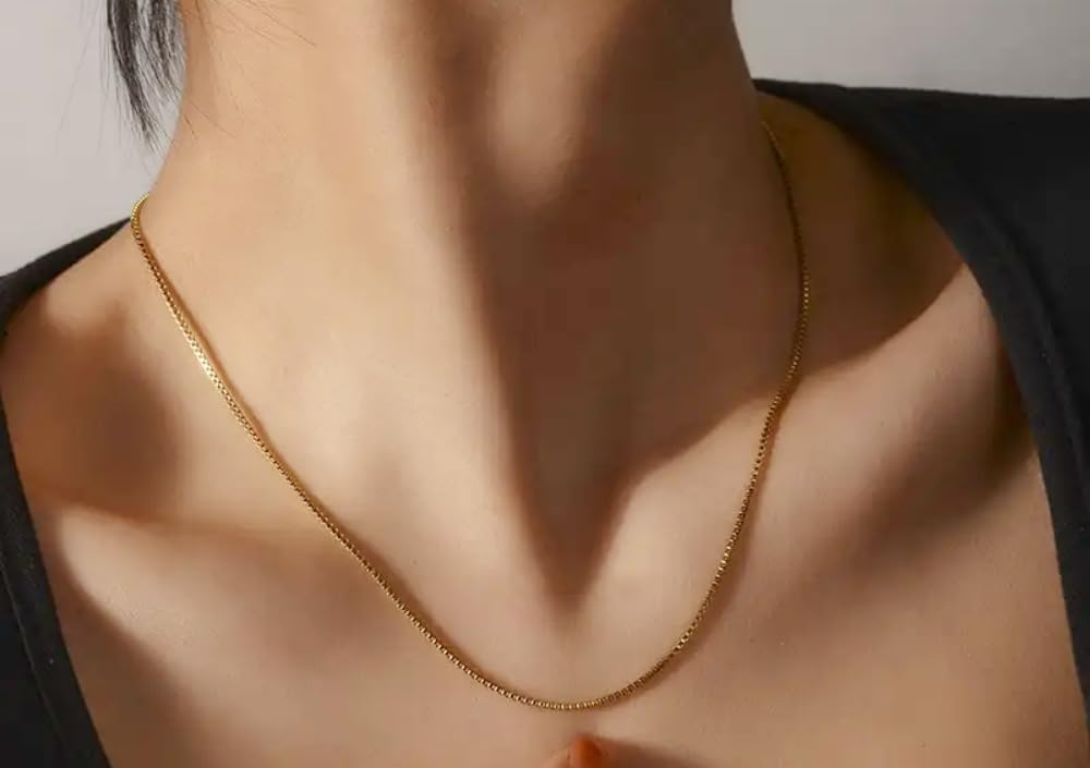 ⭐ 極美品 ✨K18ゴールド チェーンネックレス ロブスタークラスプ 極美