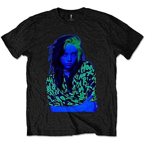 Billie Eilish - T-Shirt Press Photo - Adulte (S) (Noir)