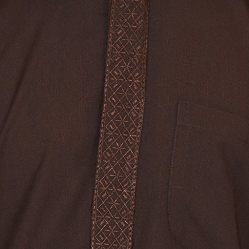 Kurta Pathani de algodón para hombre conjunto tradicional indio de dos piezas elegante 4