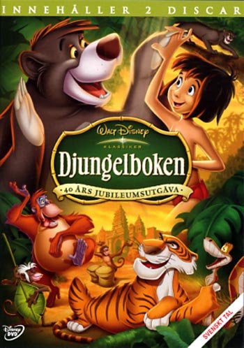 Djungelboken (The Jungle Book) Walt Disney's [Imported] [Region 2 DVD] (Swedish, English, Finnish, Icelandic)