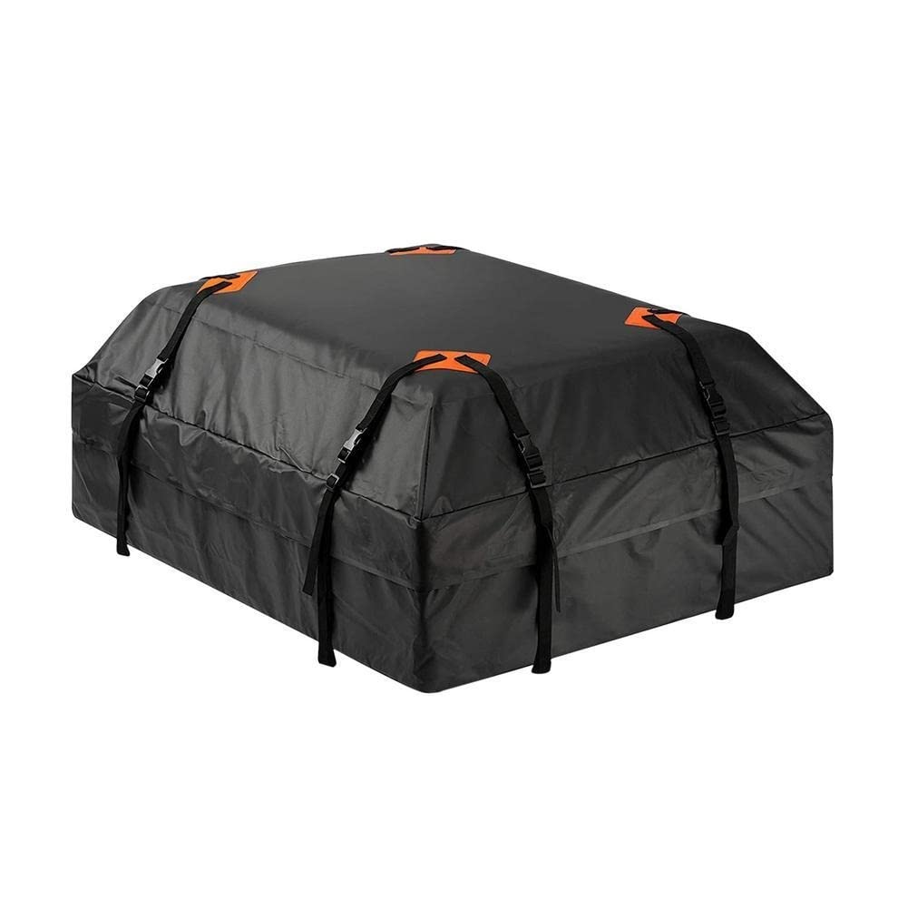 Box Auto Oxford Panno Impermeabile Car Cargo Roof Bag Porto deposito bagagli Black Storage Travel SUV. Van for auto(B)