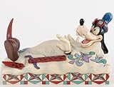 Jim Shore for Enesco Disney Traditions Goofy Skiing Figurine, 4-Inch