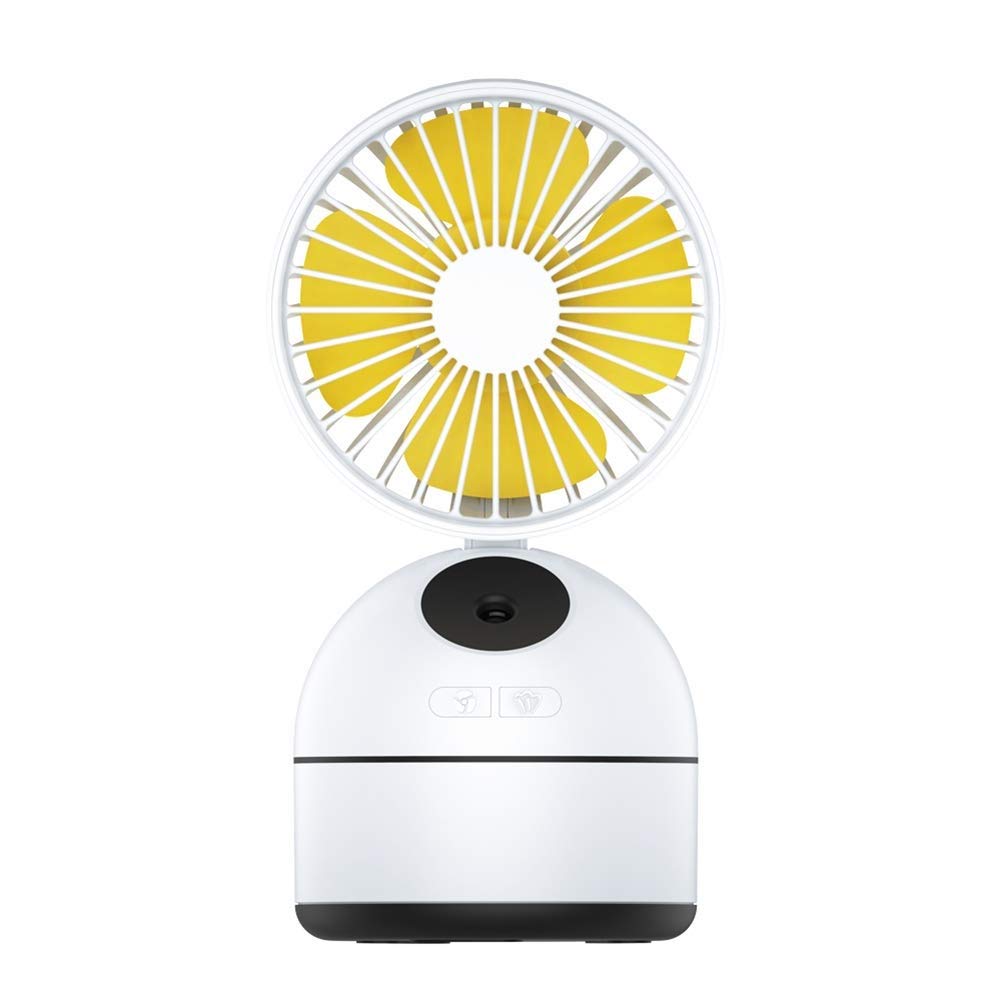 Mini Ventilatore Portatile Mini Ventilatore Portatile 2 in 1 Ventilatore Personale Ricaricabile USB Pieghevole con Regolazione per Ufficio, Campeggio, Viaggi