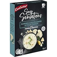 CONTINENTAL Sensations soup | Garden Cauliflower & Four Cheese with Parmesan Croutons (2 pk), 62g