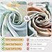 Ciormis 100% Mulberry Silk Scarf Fashion 21''x 21 Silk small Square Hairband Neckerchief Head Scarf for Women (Style 1)