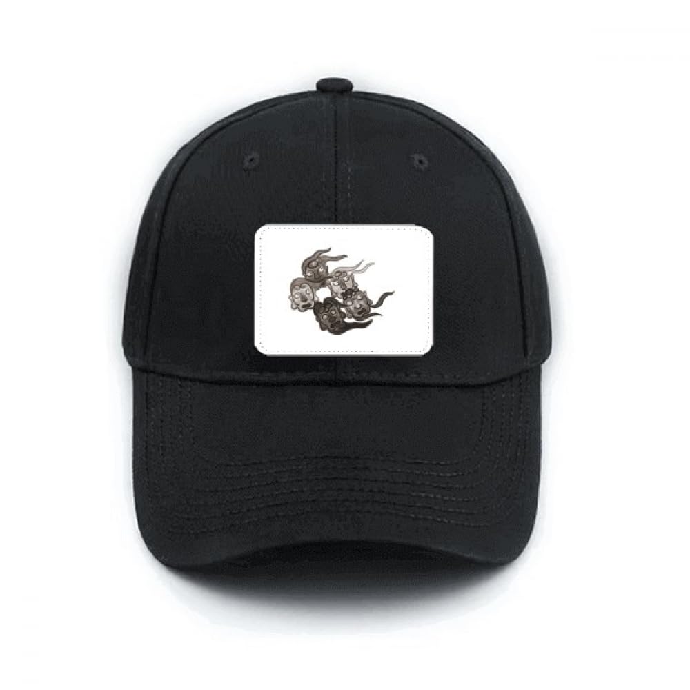 Casquette de baseball noire réglable pour protéger du soleil avec style - 4