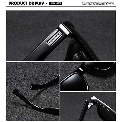 yoofun Polarized Sunglasses for Men Cycling Driving Fishing 100% UV Protection (Blue&Red), 56mm - Image 4