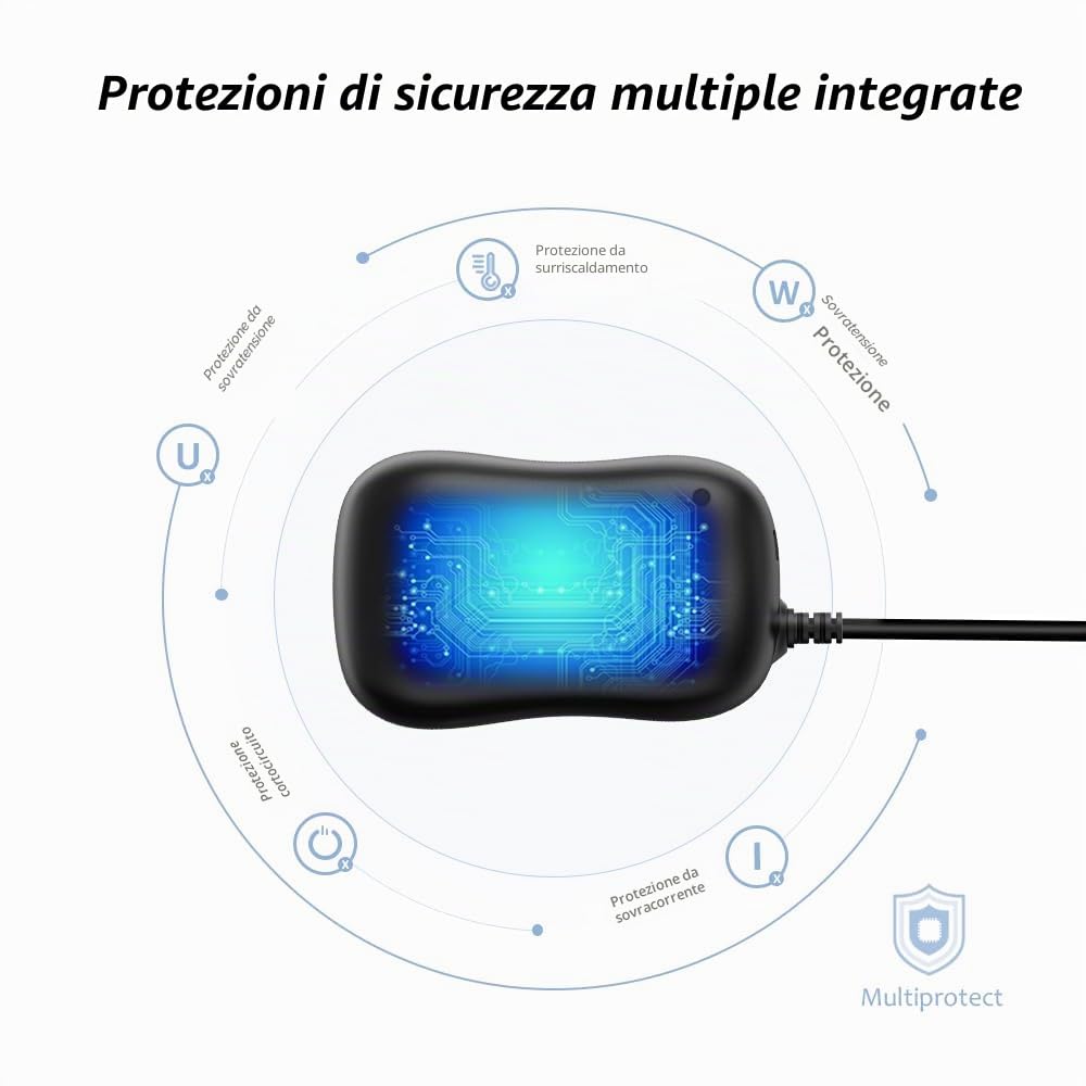 Zolt 45 W Adattatore CA a DC Multi-Tensione 5V-15V 3A con Porta USB 5V 2A 3000 mA