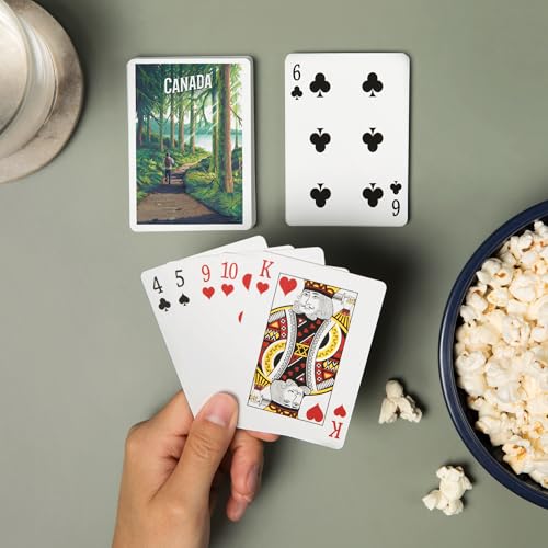 Canada Walk in The Woods Baraja Poker 52 Cartas miniatura 2