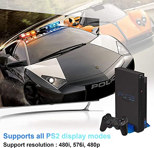 Image of MICROWARE PS2 to HDMI Converter Adapter, Supports All PS2 Display Modes