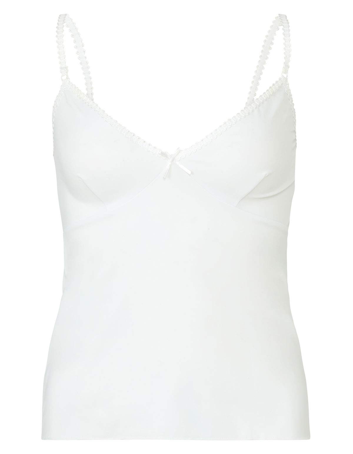Slenderella Women's White Gl2712 Gaspe Camisole Top 16