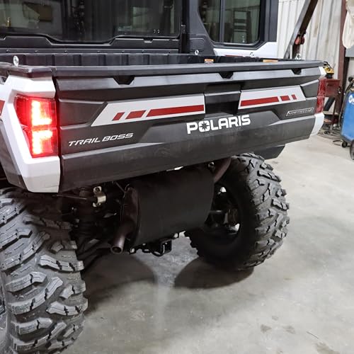 Image of Turn Signal and Horn Kit for 2025+ Polaris Ranger 1000 XP - Plug and Play Wiring Harness with Recessed Switchback Front Bumper DRL and Turn Signal Lights (Rocker Switch, With Horn)