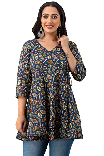 Image of feranoid Women Cotton Angrakha Kurti