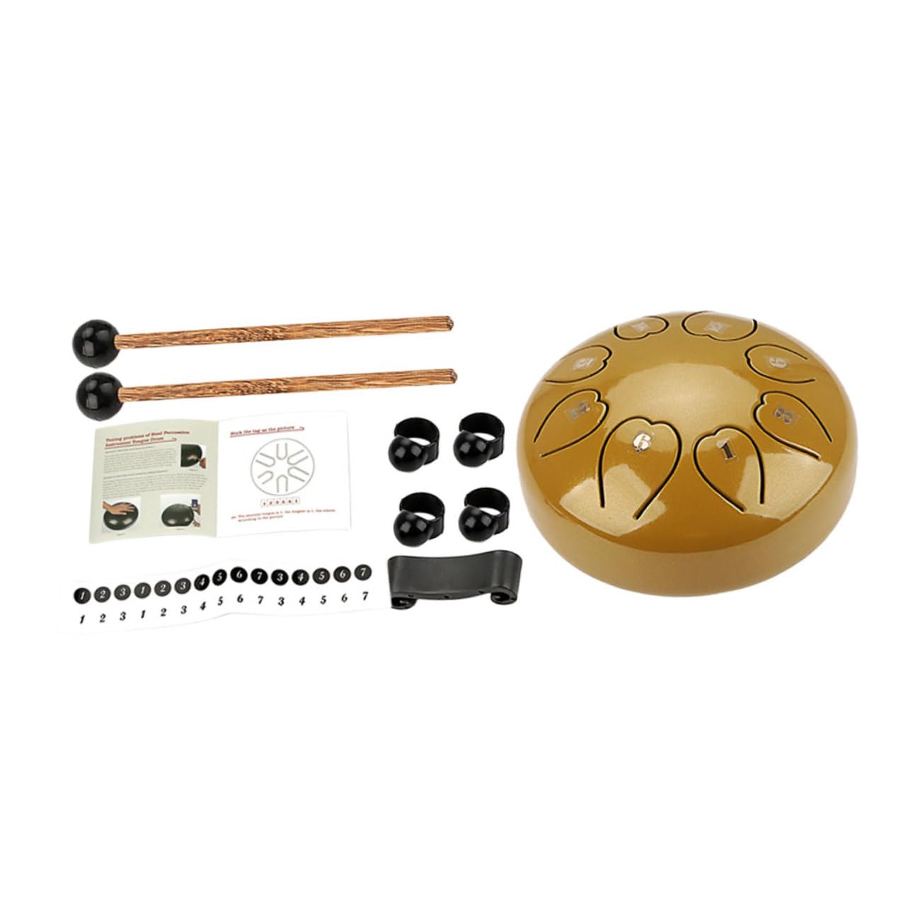 BESTonZON Hueco Portátil De Lengüeta Etéreo Instrumento De Percusión Para Principiantes Para Amantes Música Cualquier Escenario