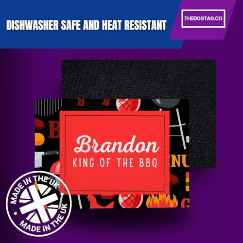 Planche à découper en verre hygiénique personnalisable King BBQ