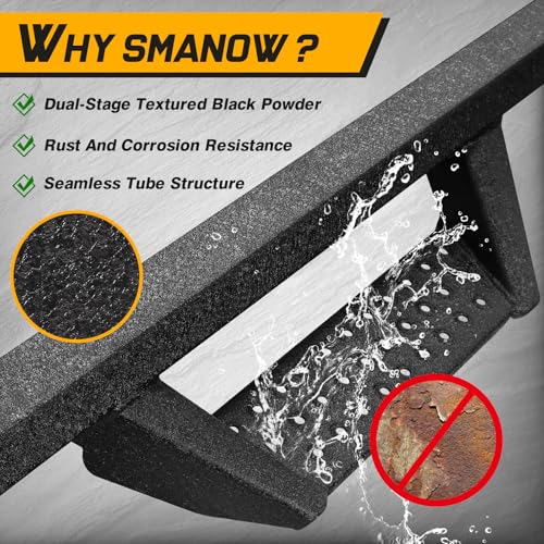 image for SMANOW Drop Down Running Boards Compatible with Vehicle 2007-2018 Jeep