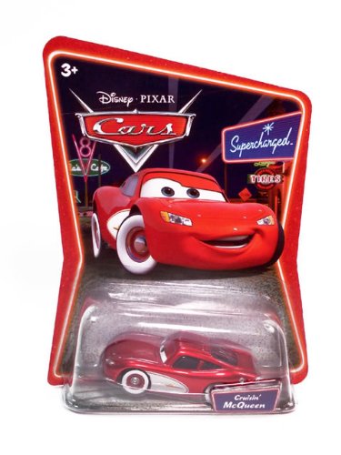 CRUISIN LIGHTNING MCQUEEN Disney Pixar CARS 1:55 Scale SUPERCHARGED Die-Cast Vehicle product thumbnail 3