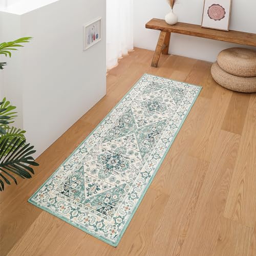 VK VK·LIVING Machine Washable Rug 2'x6' Vintage Design Washable Runner