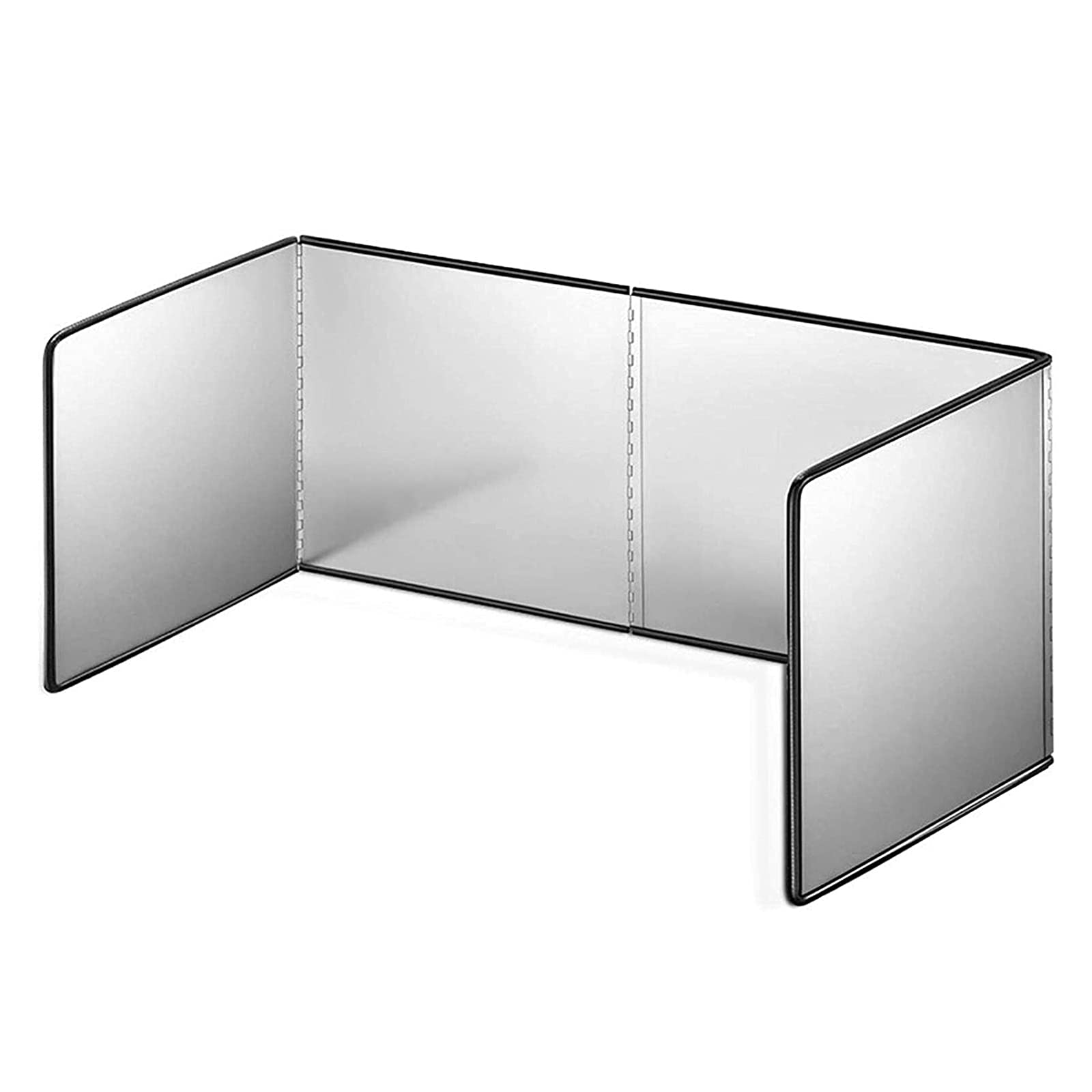Paraspruzzi pieghevole in acciaio inox, piastra paraspruzzi da cucina, deflettore olio e fumo per piano cottura, paraspruzzi per cucina, protezione piano cottura per cucinare e friggere, piano cottura