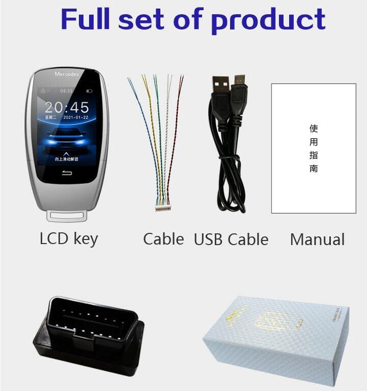 Llave inteligente LCD táctil que moderniza el acceso keyless-go de su vehículo 4
