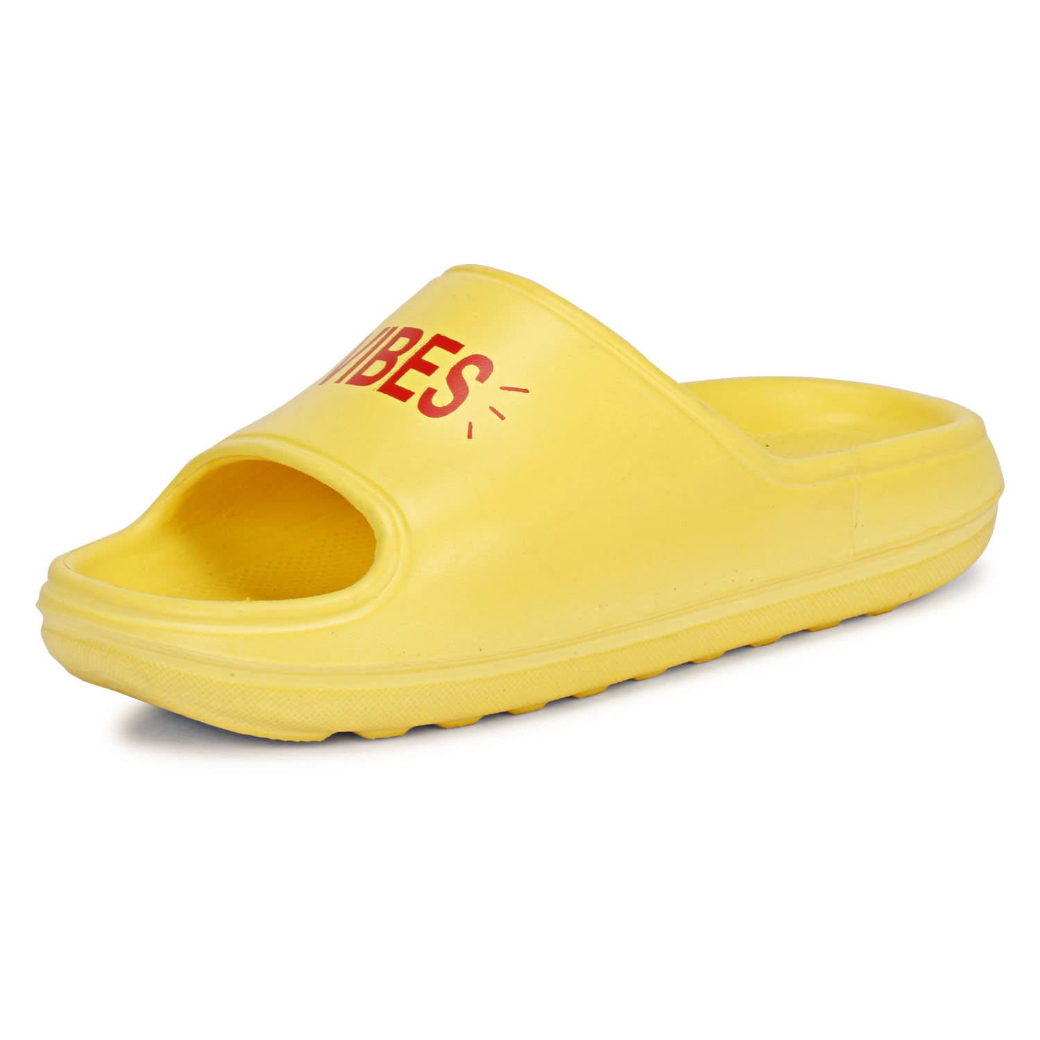 Kraasa Slides for Women and Girls| Pillow Slippers Non-Slip Shower Slides | Cushioned Thick Sole Sandals | Indoor and Outdoor Slides Yellow UK 7 (B0C1H6B4NX) Amazon Price History, Amazon Price Tracker