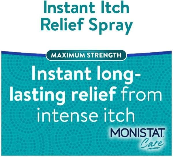 Image of Monistat Instant Itch Relief Spray for Women, Maximum Strength Feminine Itch Care, 2 oz (Pack of 6)