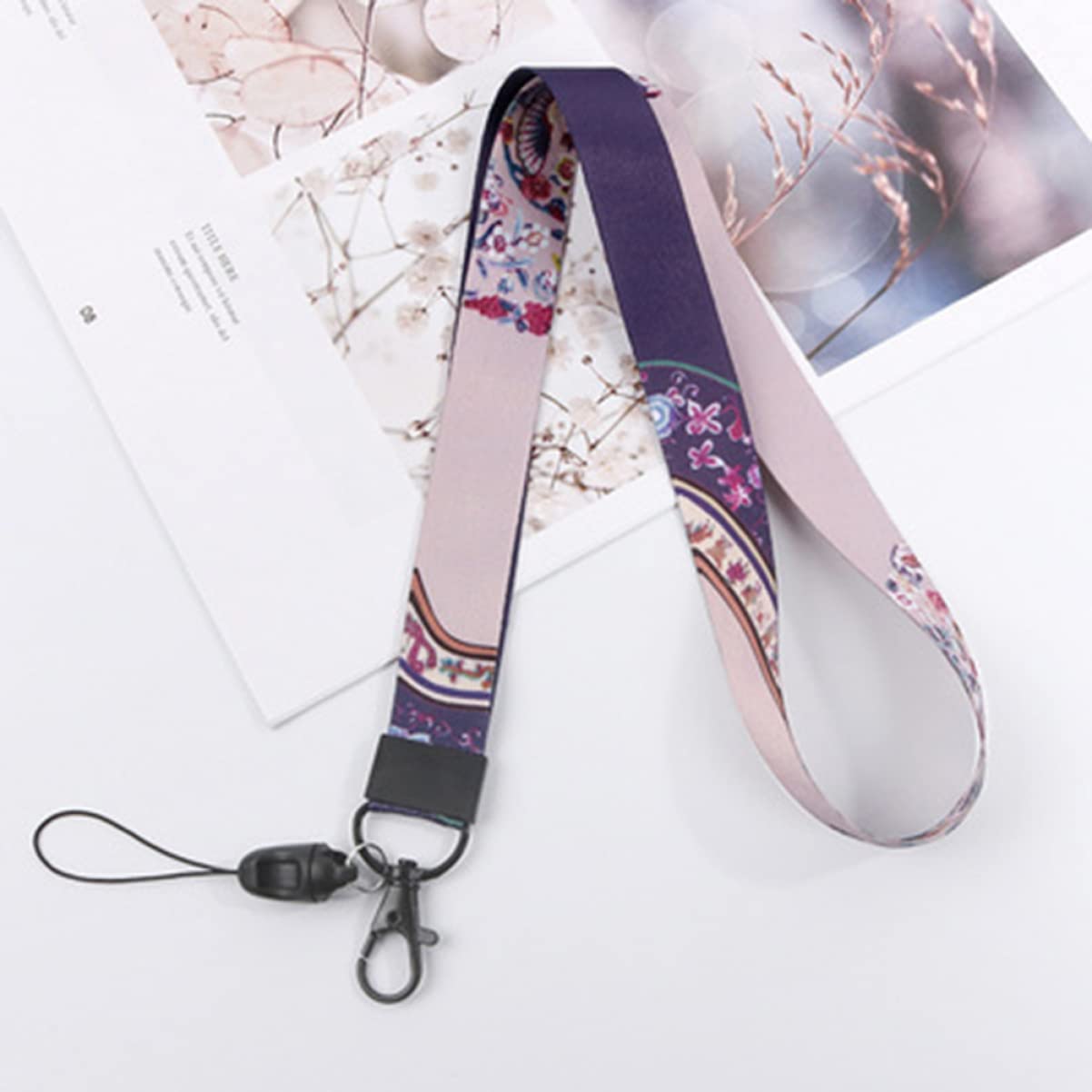 NUOBESTY 15stücke Retro Lanyard Halsband Schlüsselbänder Für Handy Ausweise Schlüssel Und Farbe Zufällig Handgemacht Und Langlebig Für Schule Büro Und