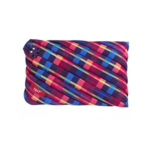 ZIPIT Colorz Trousse à crayons avec fermeture éclair longue et grande capacité Violet Cover