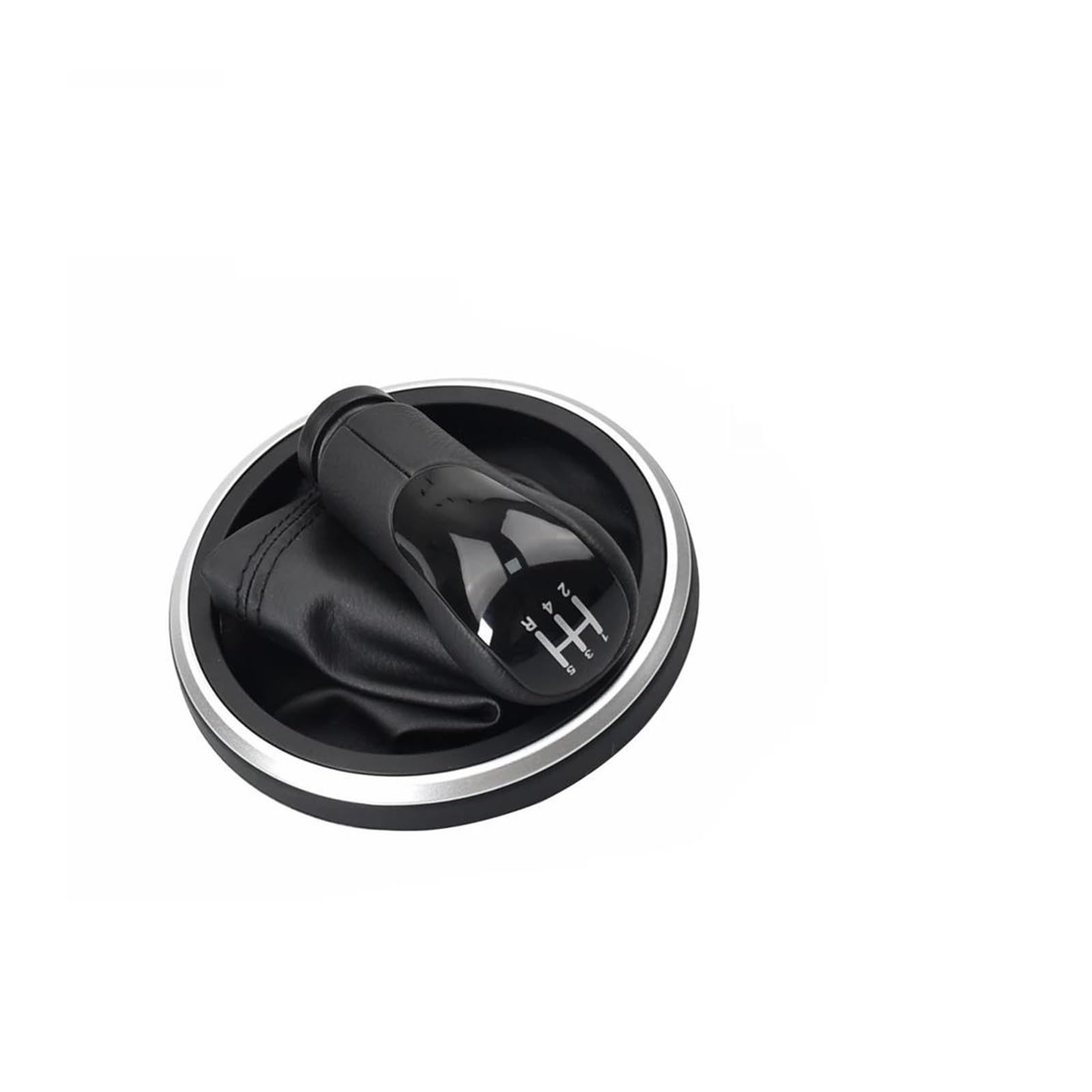 Aimazom Black Car Gear Shift Knob For Ford For Transit Connect 2002 On Car Gear Shift Knob Lever Shifter Gaiter Boot For Modification And Replacement