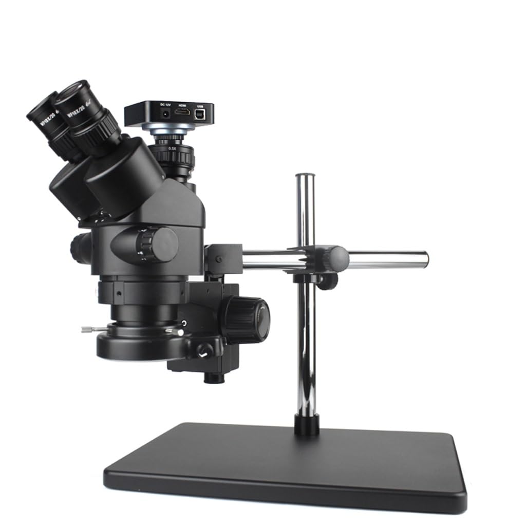 ASerZenith Simul-Focal Trinocular Stereo Digital Industry Microscope Video Camera For Soldering Repair