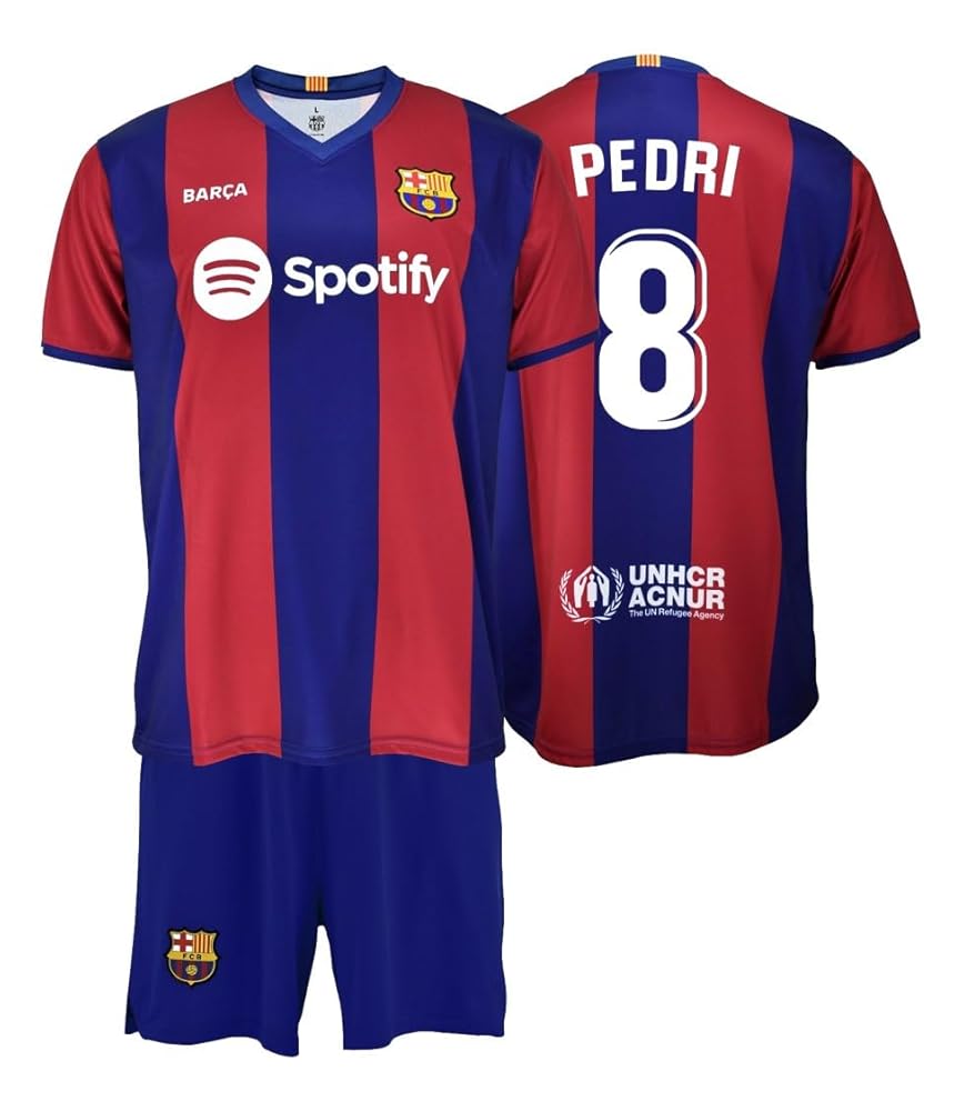 Futbol Club Barcelona T-Shirt and Trousers - Pedri 8 - First
