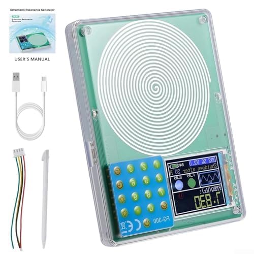 FG-300 Signalgenerator, 0,01 Hz - 200 kHz, verstellbarer Sinuswellenausgang mit quadratischen und abgeschrägten Wellenformen für Schumann-Resonanzprüfung, Kalibrierung und Laborgebrauch, angetrieben