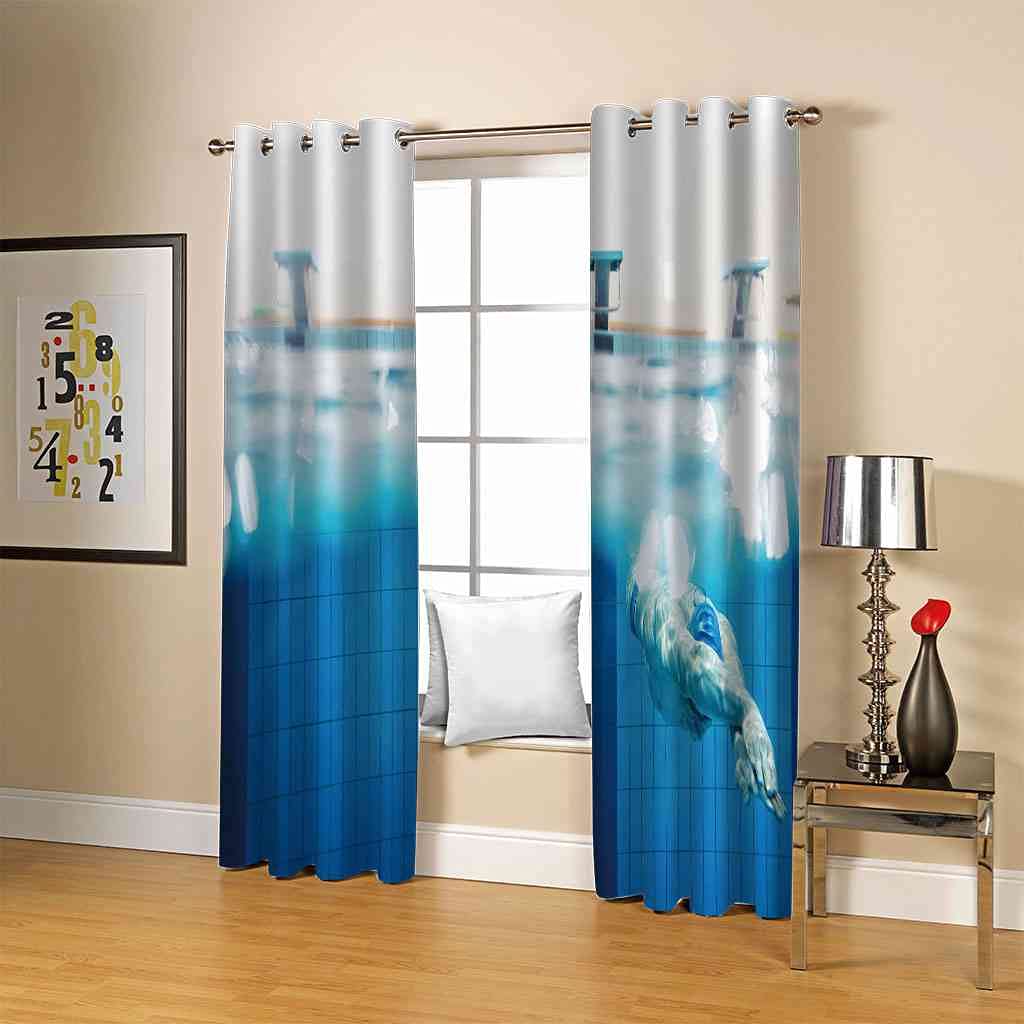 NPBSHZ Tenda Oscurante per Bambini Cameretta Tende Stampa 3D Termiche Isolanti Insonorizzanti con Occhielli Stampa vegetale astratta per Bambina Camera da Letto 170x200cm (L x A) 2 Pannello