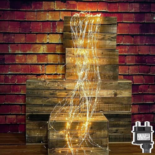 Gresonic 1m,100LED leuchtende Girande Weihnachtssauen Wasserfall Mit...