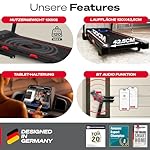 Sportstech F31s Profi Laufband für Zuhause I Premium APP via Bluetooth I LED & Tablethalterung I Deutsche Qualitätsmarke I 4.5 PS, 16 km/h - Fitness Treadmill klappbar bis 120 kg Nutzergewicht – Bild 4