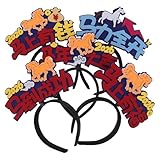 [IWOWHERO] 2026年新年カチューシャ5個セット 馬年ヘアアクセサリー 中国旧正月パーティー大晦日用 お祝いグループ用祝賀小道具