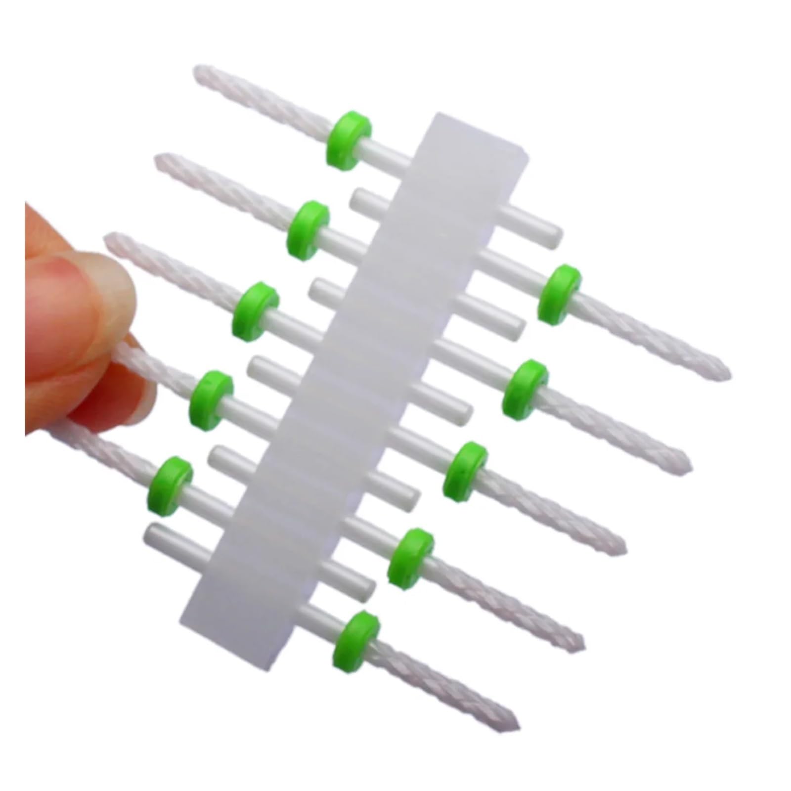 10 pz/Set Punte da Trapano for Unghie frese for Manicure in Metallo Duro Kit frese for Gel rimozione Smalto Gel Fragole Strumenti for Fresa elettrica(NO50)