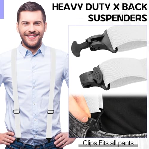 Image of Janmercy Men X-Back Hidden Suspender Airport Friendly