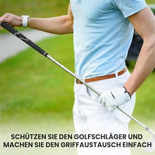 Wedge Guys Golf Zubehör Herren Light Grip Kit - Golfschläger Griffwechsel-Set - Einfache Installation & Maximaler Halt - Inkl. 15 Streifen & 150 ml Lösungsmittel - Golf Accessories