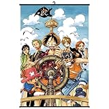 FISAPBXC One Piece Rollbild, Anime Poster Granes, One Piece Poster, Carteles de Anime, Carteles de Lienzo, Anime Wall Scroll, Tela Poster para Decoración de Pared 40 x 60 cm Manga Poster
