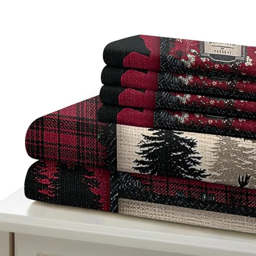 Housse de couette ours 3D imprimé idée cadeau enfant lit 140x200cm - 6