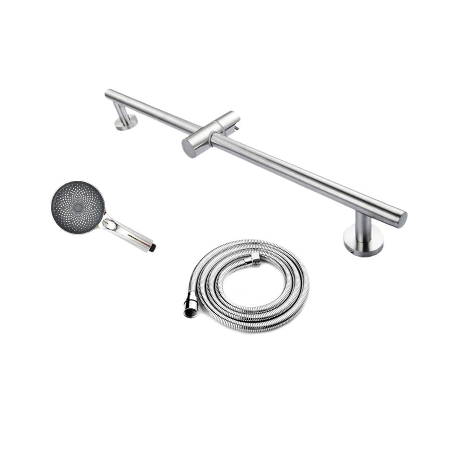 Ensemble de douche à main haut de gamme avec barre murale robuste Ensemble N