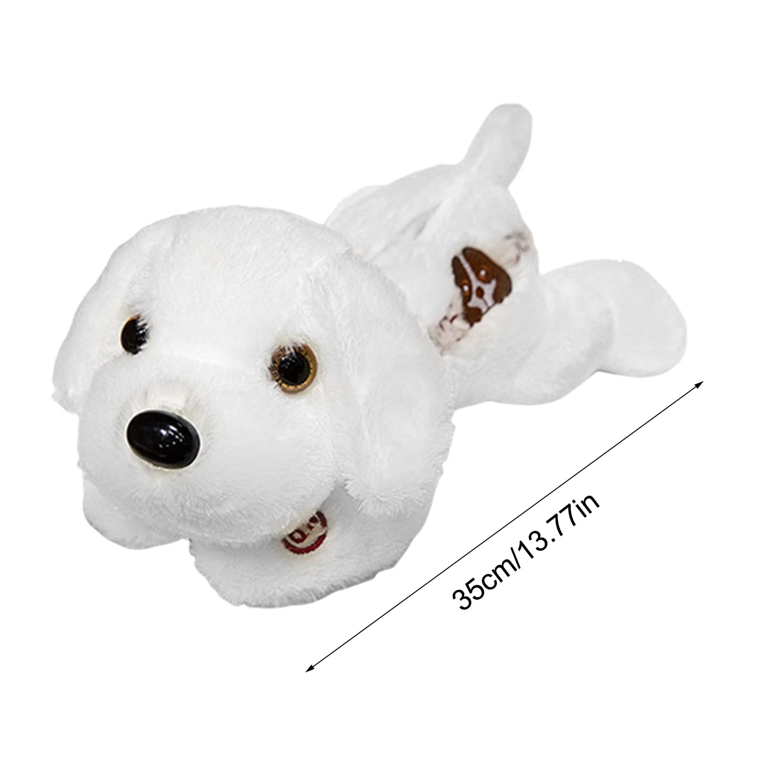 Generico Perro de peluche iluminado, perro de peluche LED - nocturnas en forma de cachorro de | 14 pulgadas iluminan el cachorro de para perros de luz nocturna suave para el compañero de