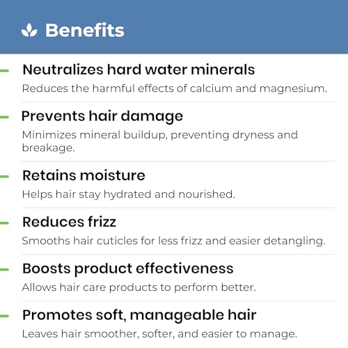 Image of Avimee Herbal Instant Water Softener | Makes Your Water Hair & Skin Friendly | Reduces Hair Fall & Skin Itching |Disables Hardness & Maintains pH Level | Non Toxic & 100% Safe (400ml each (Pack of 3))