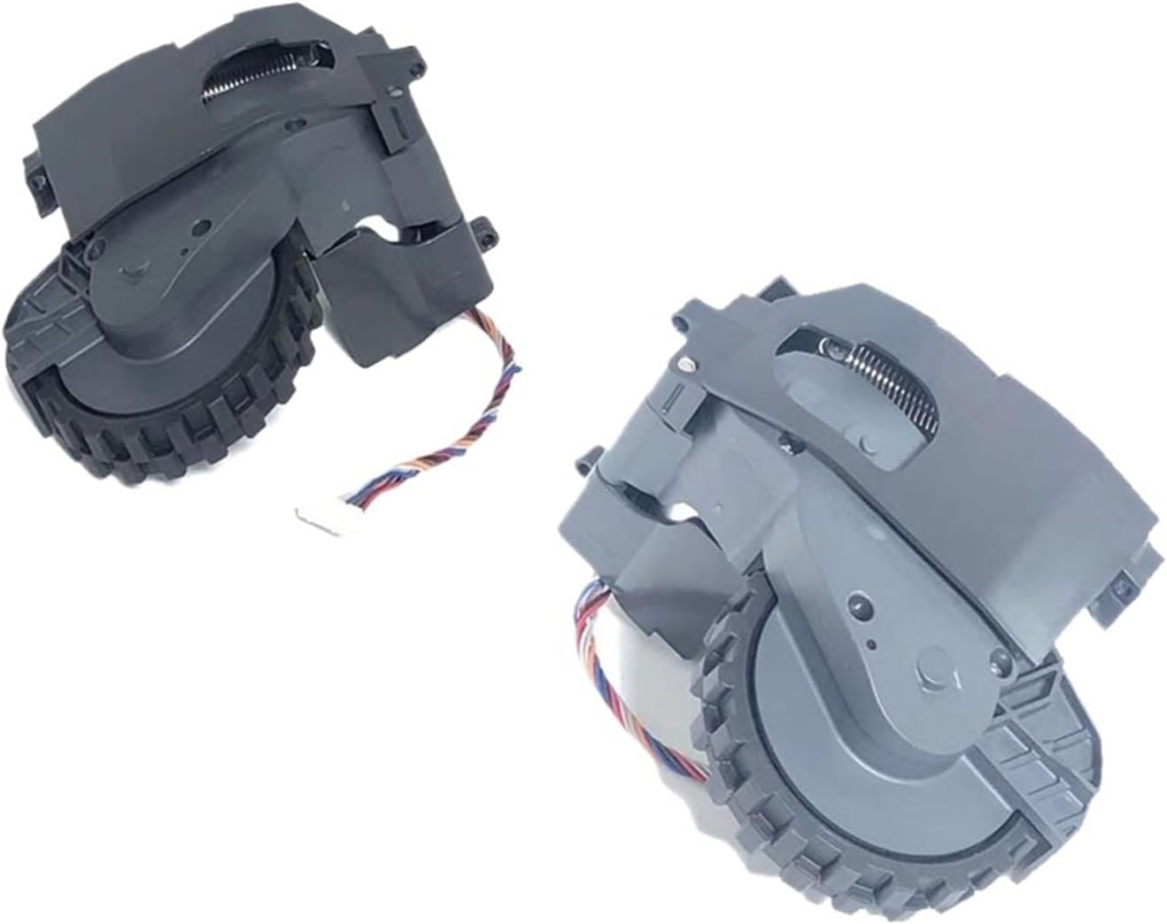 Cleaning Wheels Traveling Wheel,Compatible for Roborock S60 S61 S65，Robot Vacuum Cleaner Accessories Spare Parts Left and Right Wheels
