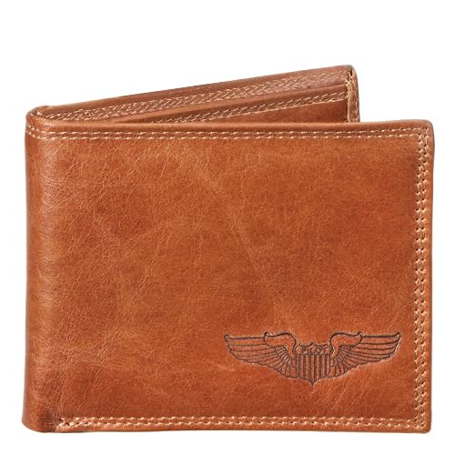 Sporty's Pilot Wings Genuine Leather, Debossed & RFID Protected